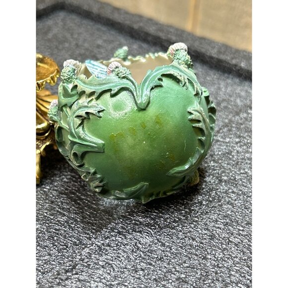 House Of Faberge Hummingbird Egg "Jewels In The Garden" W/Stand By Franklin Mint - Picture 8 of 11